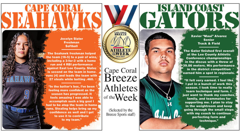 Athletes of the Week | April 18 | Jocelyn Slater & Xavier "Maul" Alvarez
